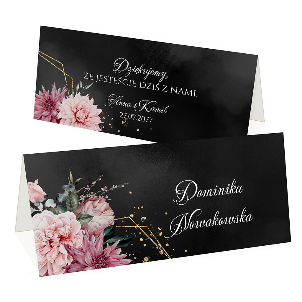 Winietki na stół Emilia