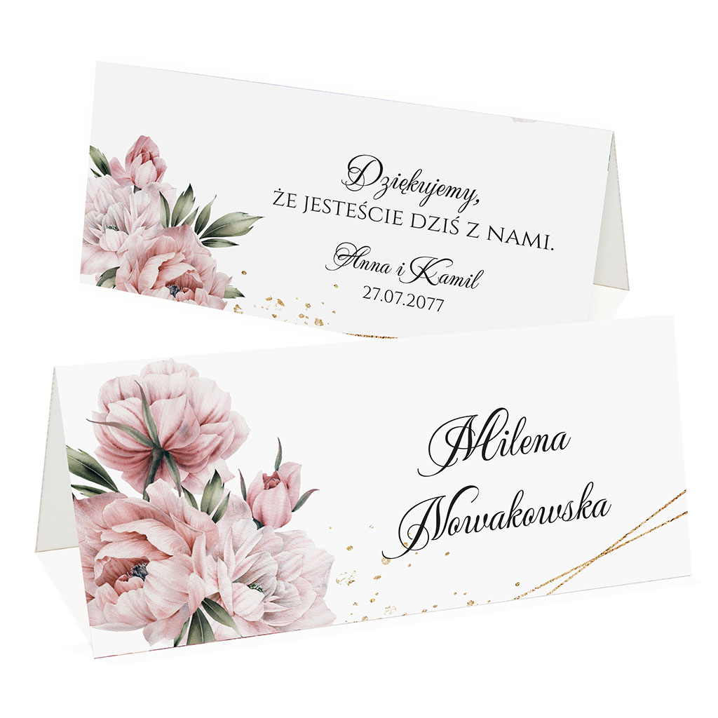 Winietki na stół Emilia