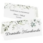 winietki na stół Eukaliptus