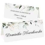 winietki na stół Eukaliptus