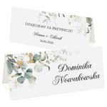 winietki na stół Eukaliptus