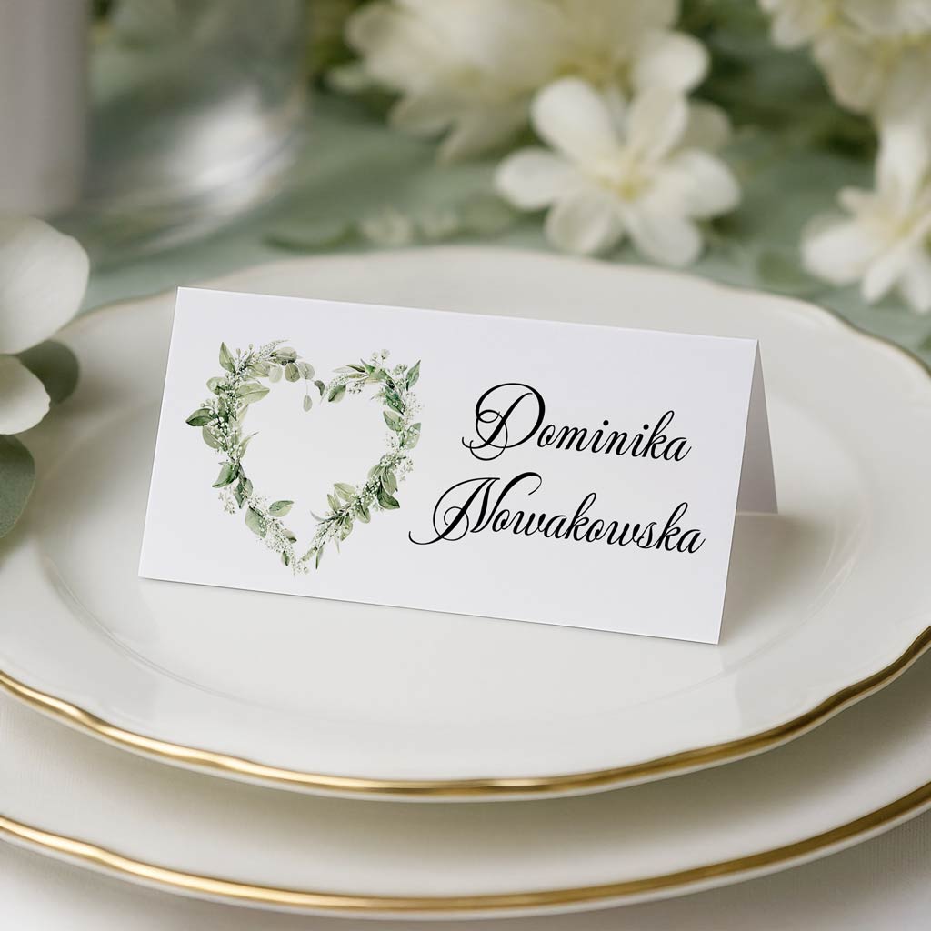 Winietki na stół Gipsówka