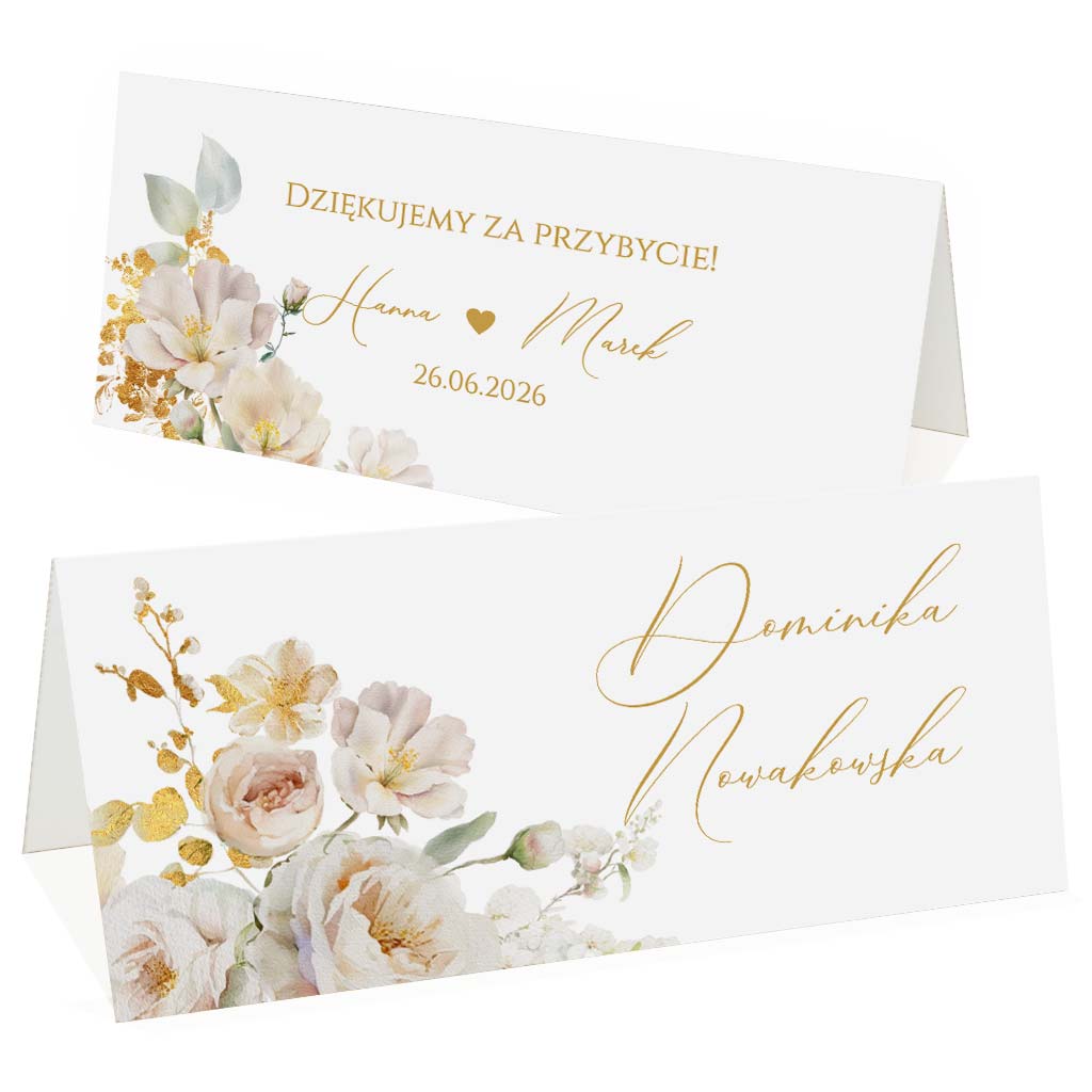 Winietki na stół Ingrid