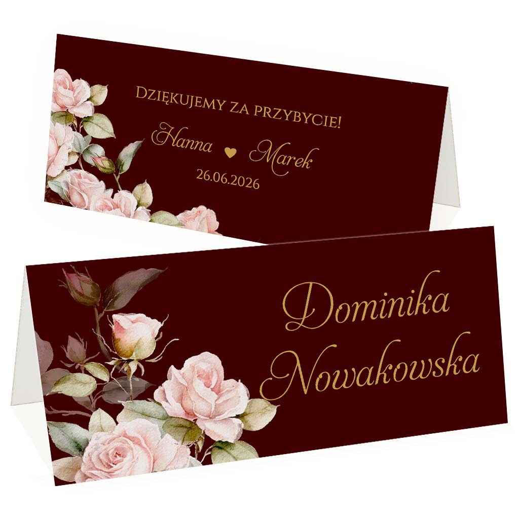 Winietki na stół Ingrid