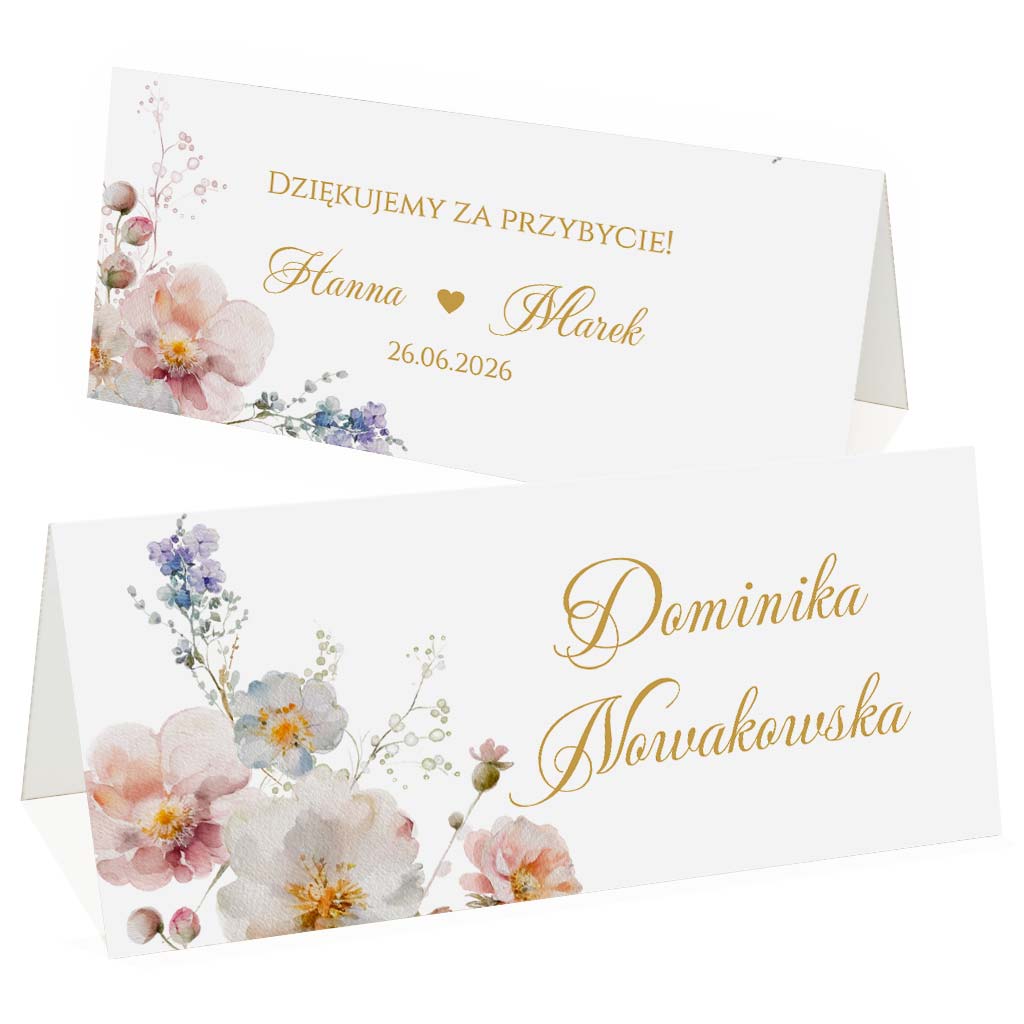 Winietki na stół Ingrid