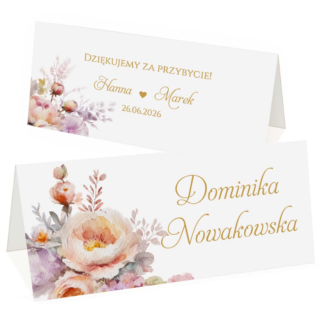 Winietki na stół Ingrid