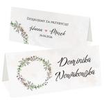 Winietki na stół Rose