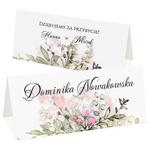 Winietki na stół Rose