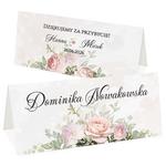 Winietki na stół Rose