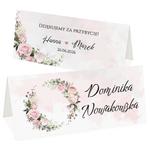 Winietki na stół Rose