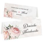 Winietki na stół Rose