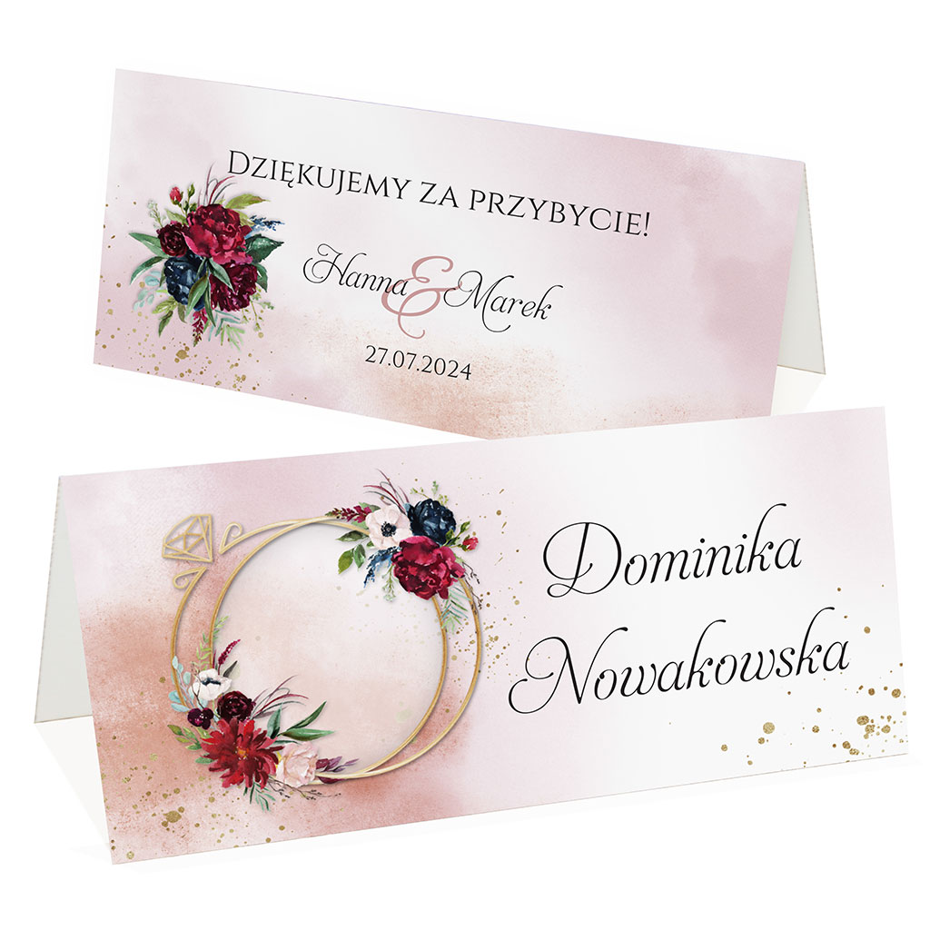 Winietki na stół Stella