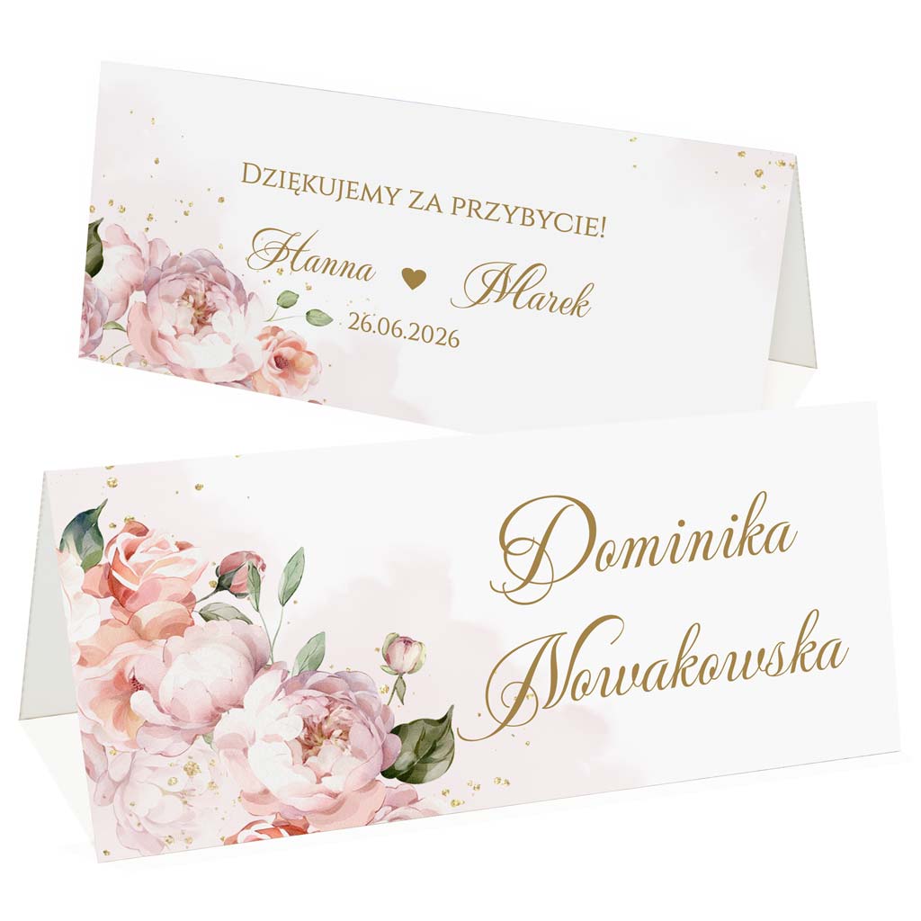 Winietki na stół Wera2