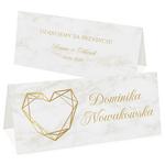 Winietki na stół Marmurkowa