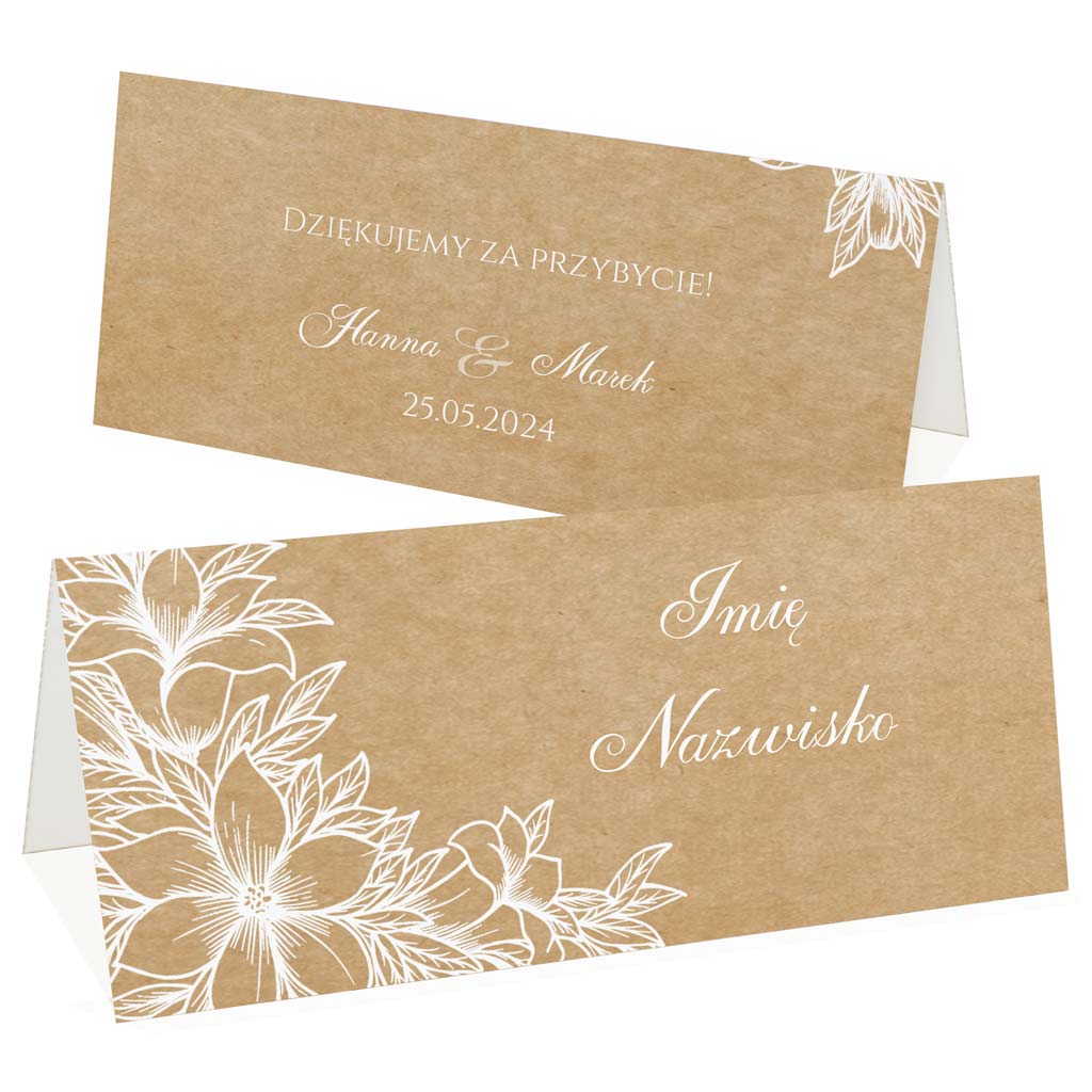 Winietki na stół Selma