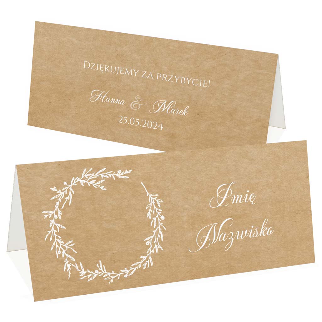 Winietki na stół Selma