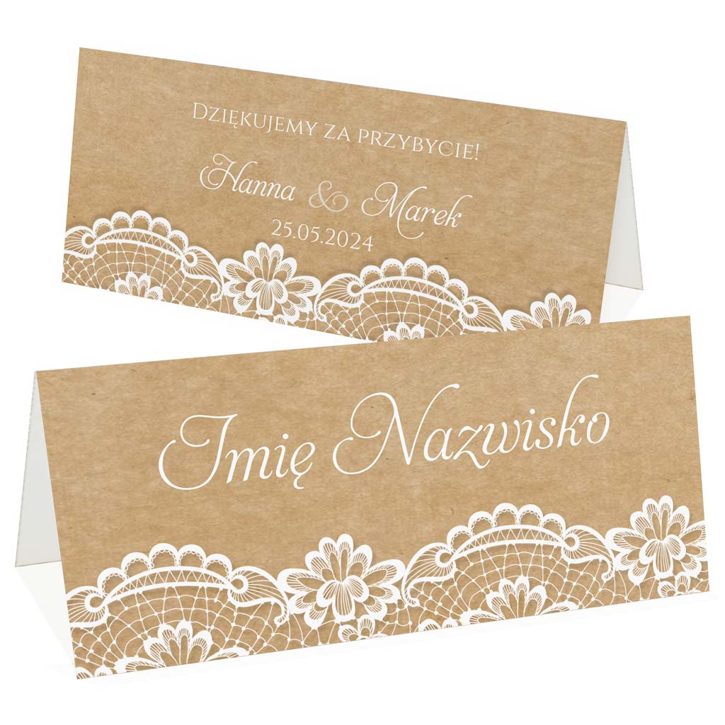 Winietki na stół Selma