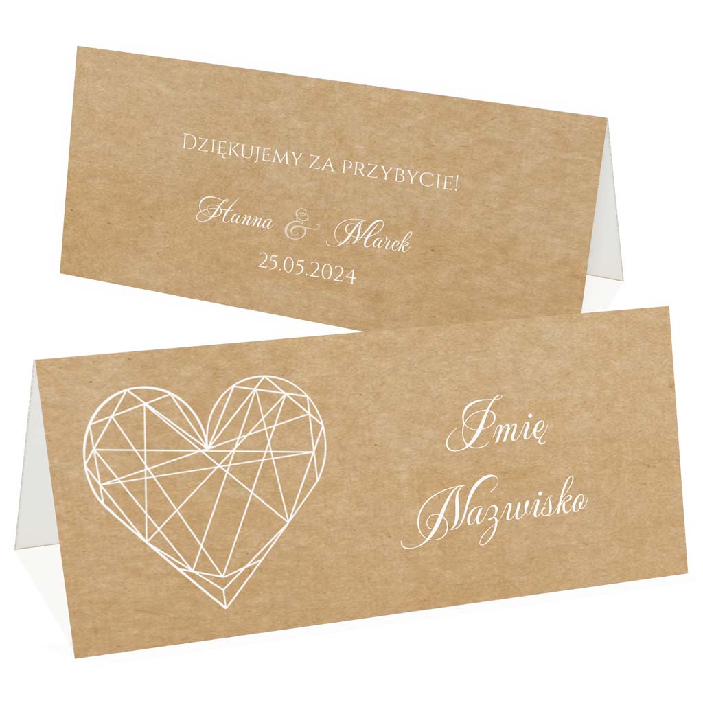 Winietki na stół Selma