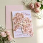 Zaproszenia ślubne z wkładką - Arkadia