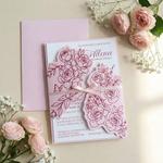 Zaproszenia ślubne z wkładką - Arkadia