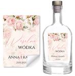 Naklejki na wódkę weselną 8szt - Diana