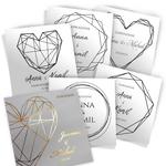 Próbki Złocone Zaproszenia Ofelia3