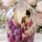 Podziękowanie dla rodziców w kloszu z suszem