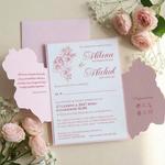 Zaproszenia ślubne z wkładką - Arkadia