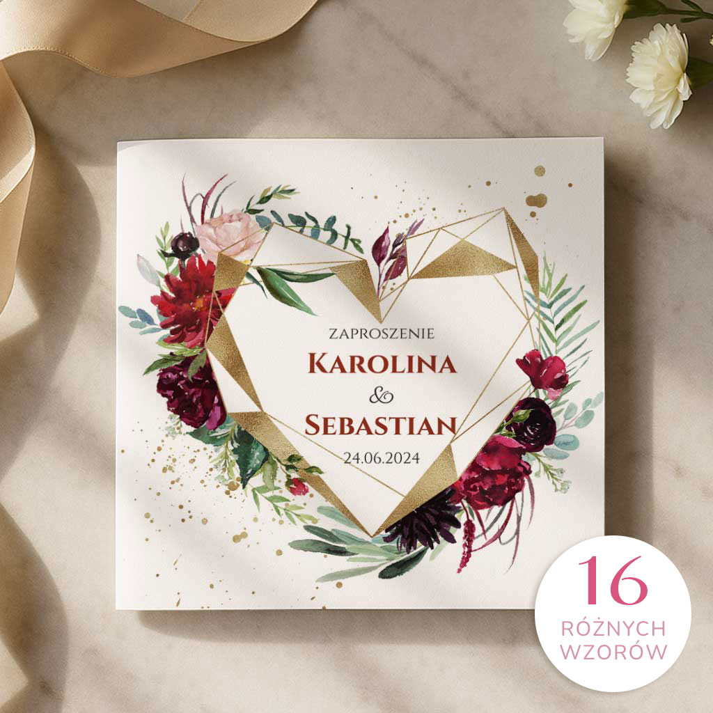 Zaproszenia Ślubne Ines