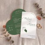 Zaproszenia ślubne z okładką serce  - Karla