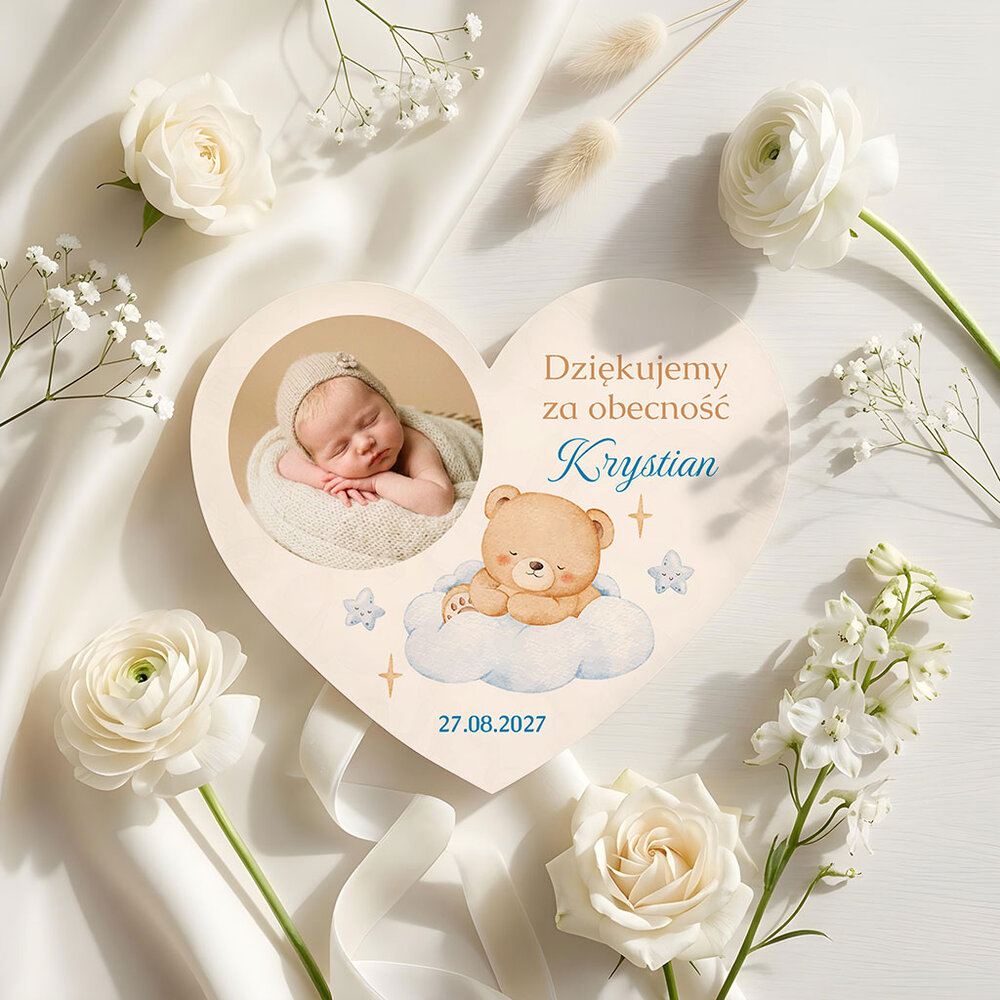 Podziękowania dla gości magnesy na Chrzest