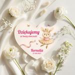 Podziękowania dla gości magnesy na Chrzest