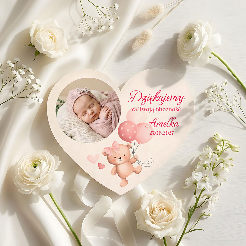 Podziękowania dla gości magnesy na Chrzest