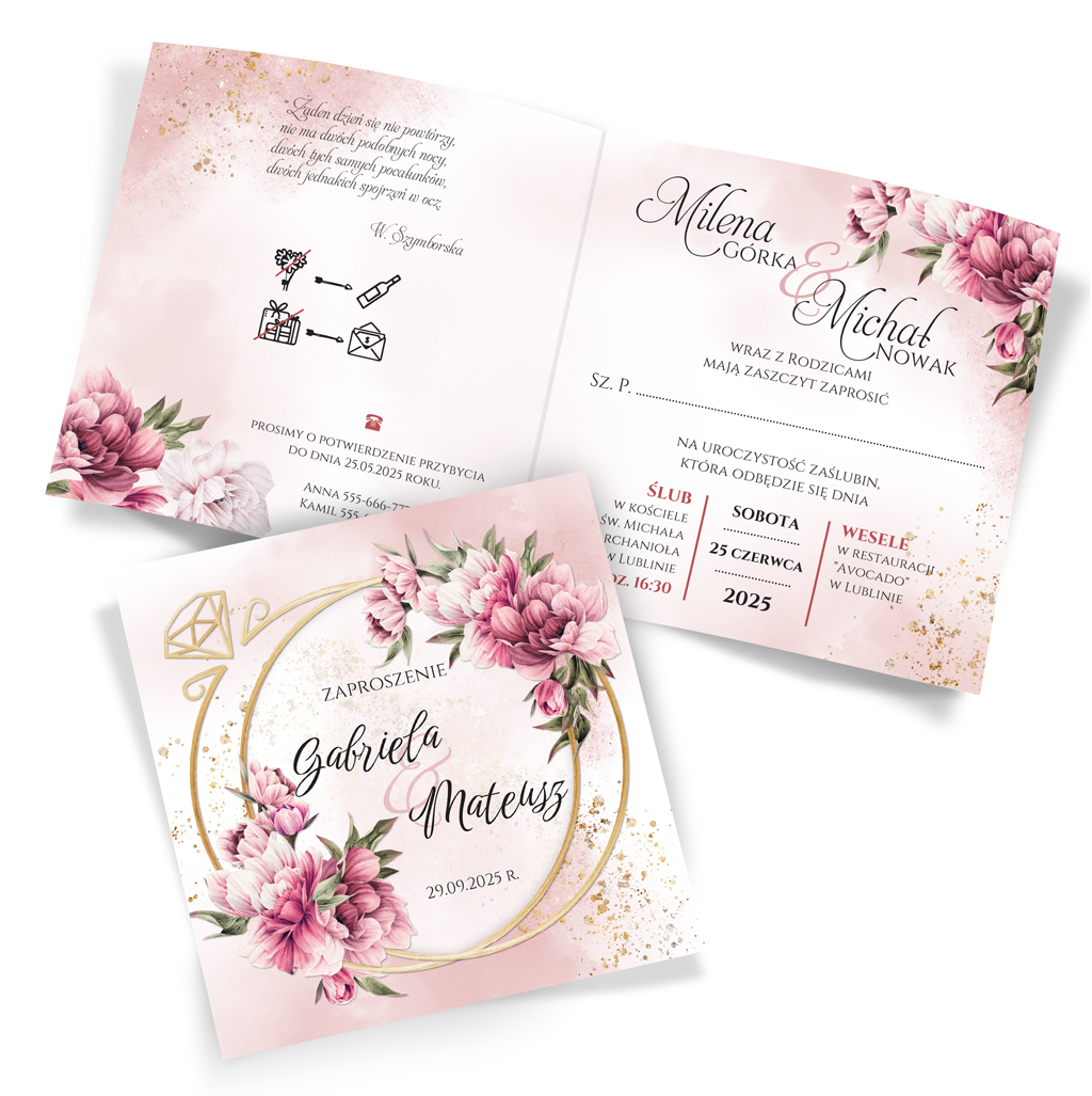Zaproszenia Ślubne Stella