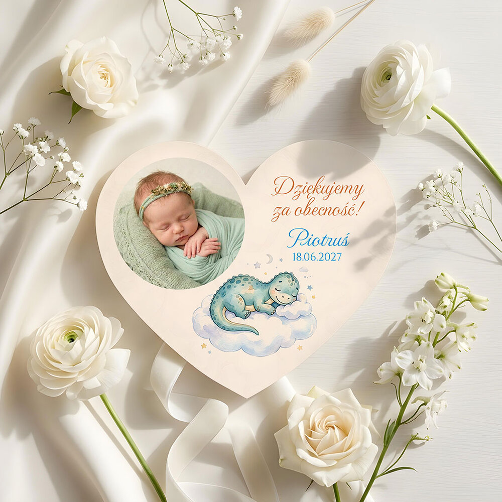 Podziękowania dla gości magnesy na Chrzest