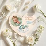 Podziękowania dla gości magnesy na Chrzest