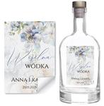 Naklejki na wódkę weselną 8szt - Diana