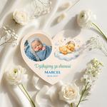 Podziękowania dla gości magnesy na Chrzest