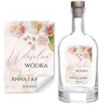 Naklejki na wódkę weselną 8szt - Diana