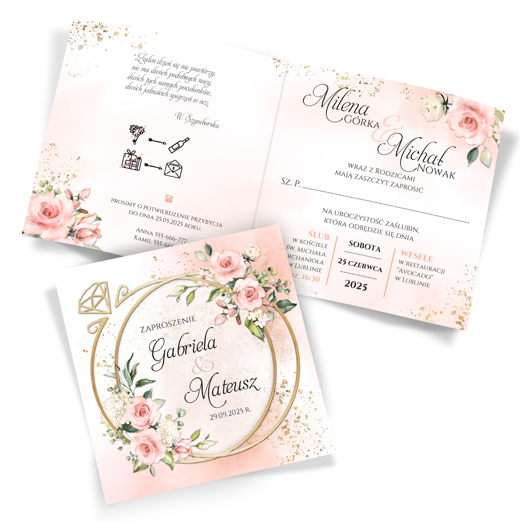 Zaproszenia Ślubne Stella