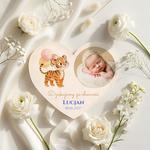 Podziękowania dla gości magnesy na Chrzest