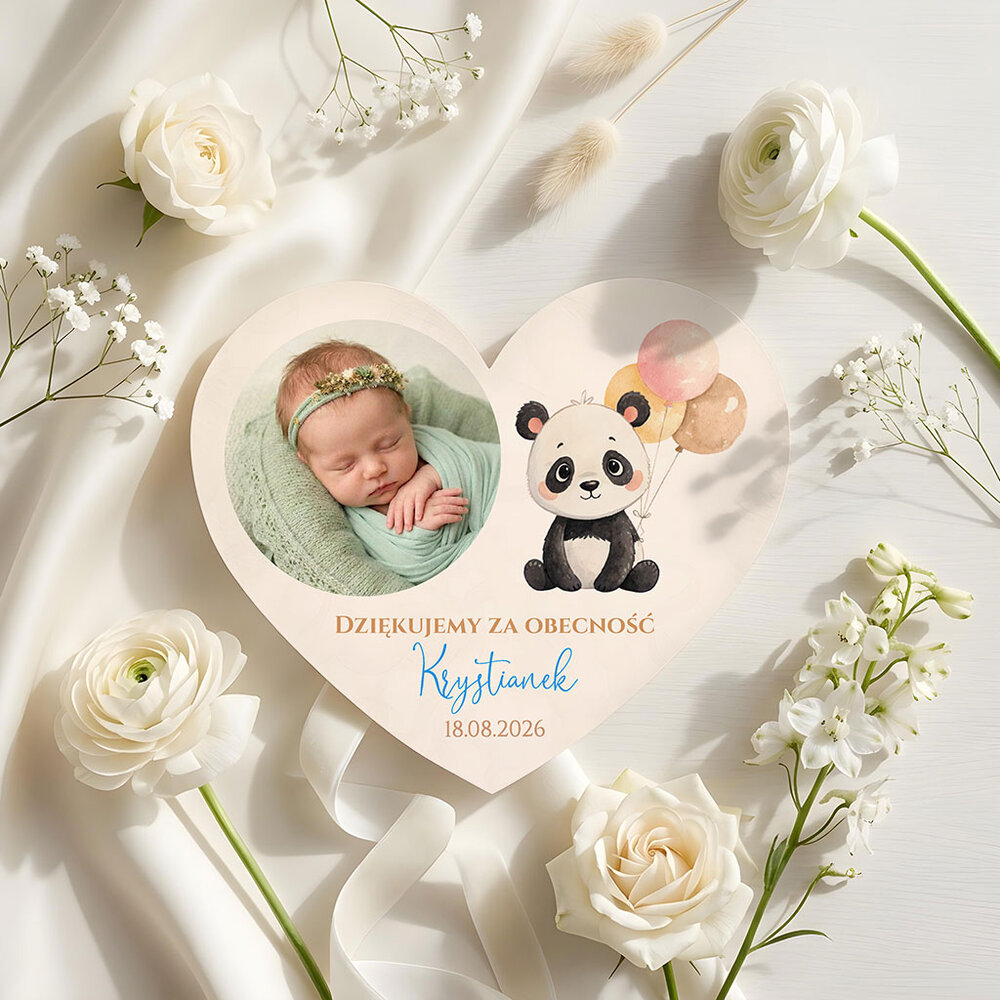 Podziękowania dla gości magnesy na Chrzest