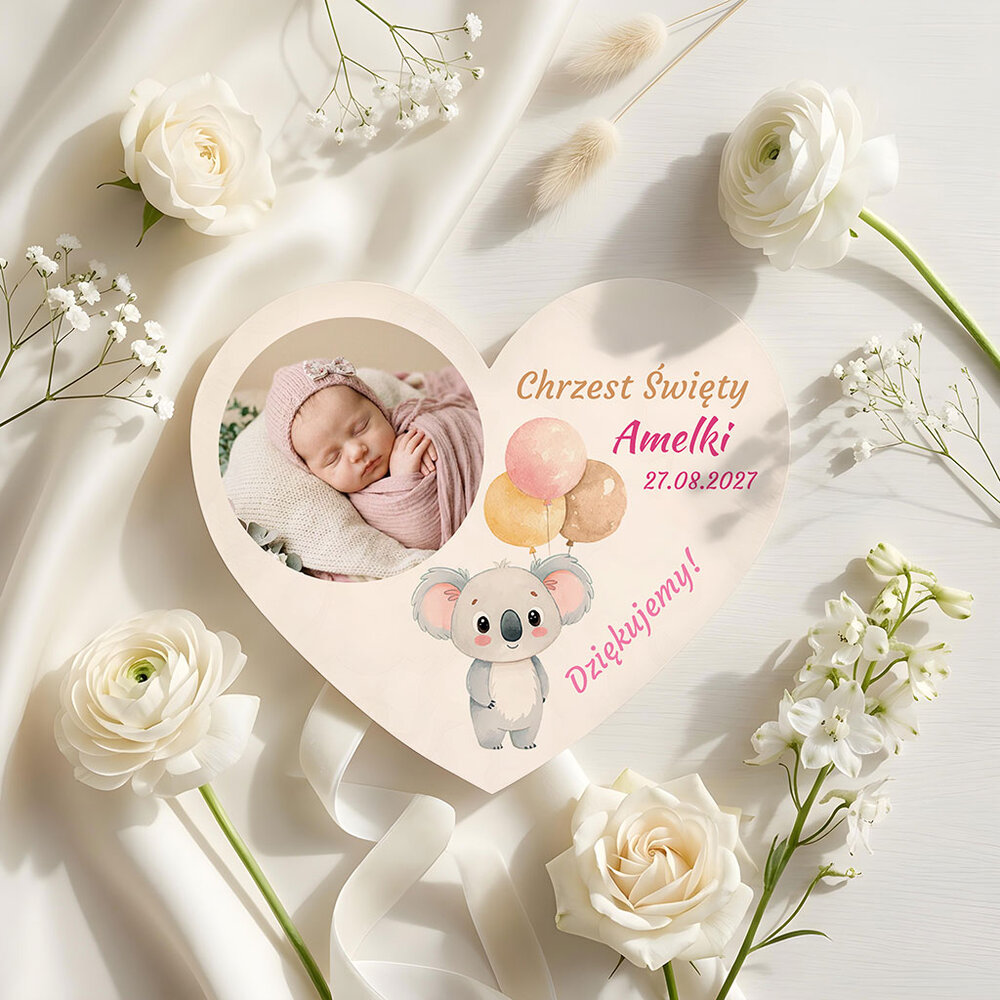 Podziękowania dla gości magnesy na Chrzest