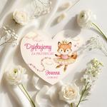 Podziękowania dla gości magnesy na Chrzest