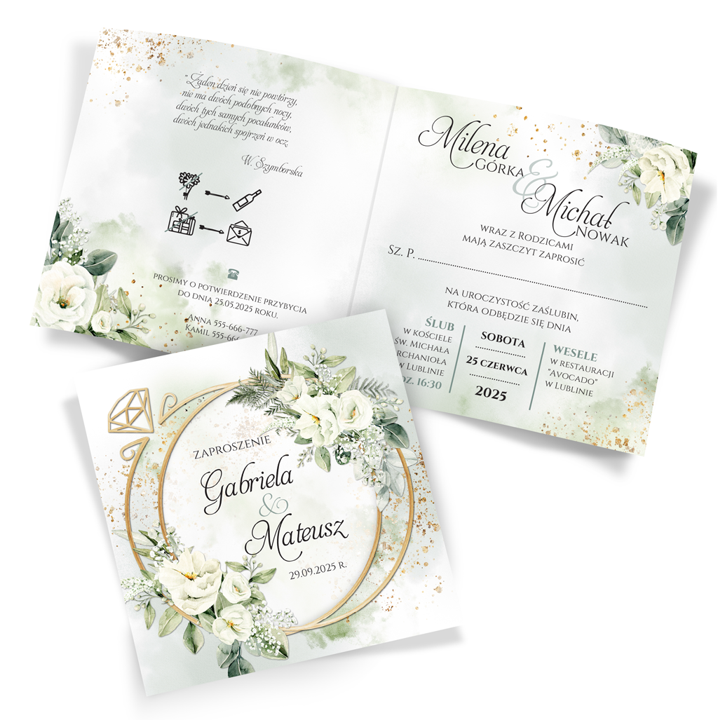 Zaproszenia Ślubne Stella