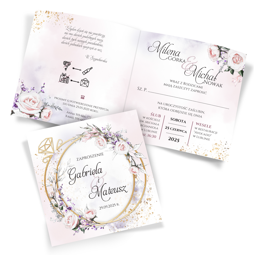 Zaproszenia Ślubne Stella