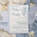 Zaproszenia ślubne z wkładką - Arkadia2