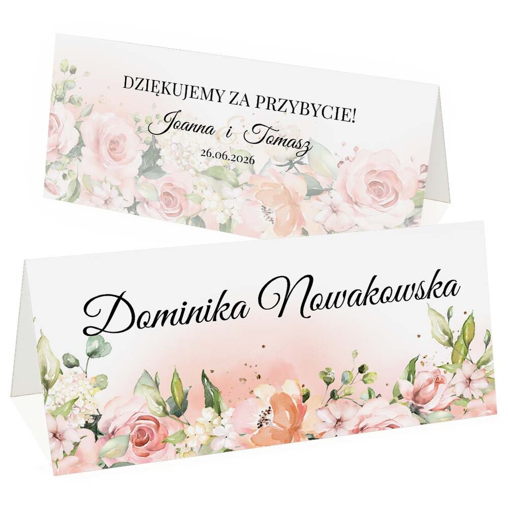 Winietki na stół - Wera