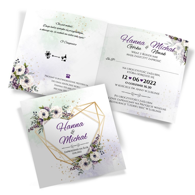 Zaproszenia Ślubne Adela