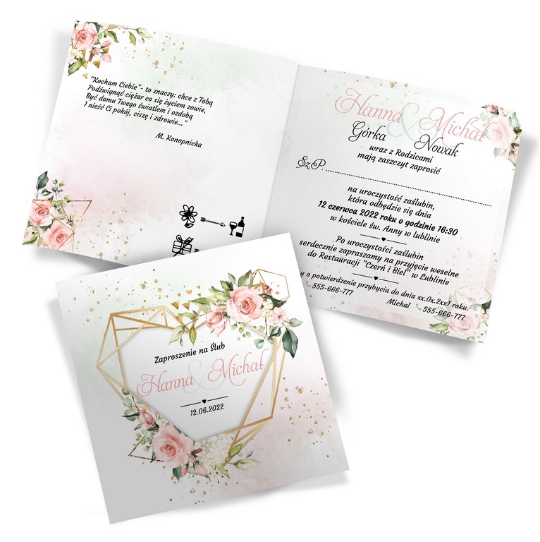 Zaproszenia Ślubne Adela